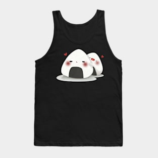 Cute and kiyowo onigiri couple Tank Top